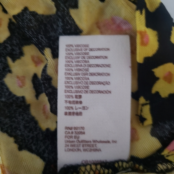 Free PeopleFollow BrandLove Letter Printed Balloon Sleeve mini dress - Picture 8 of 10